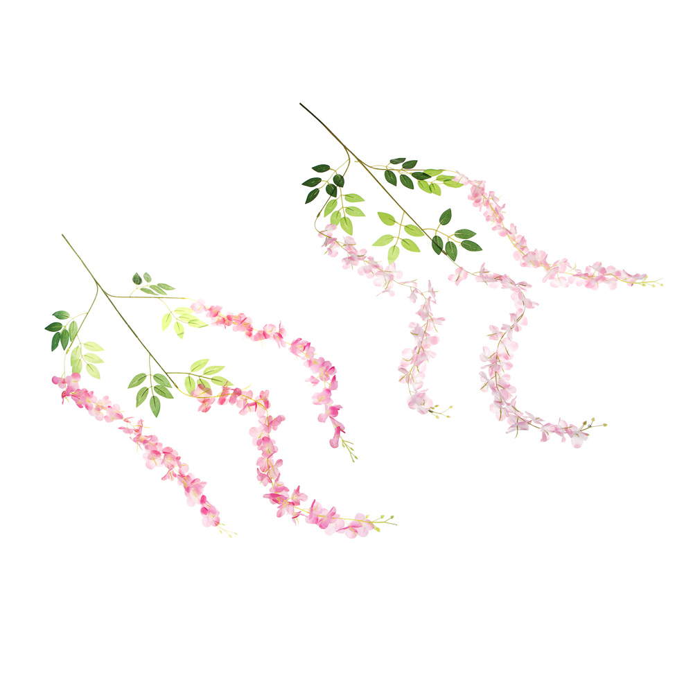 LADECOR Растение искусственное "Лиана цветочная " 2 цвета - розовые - #1