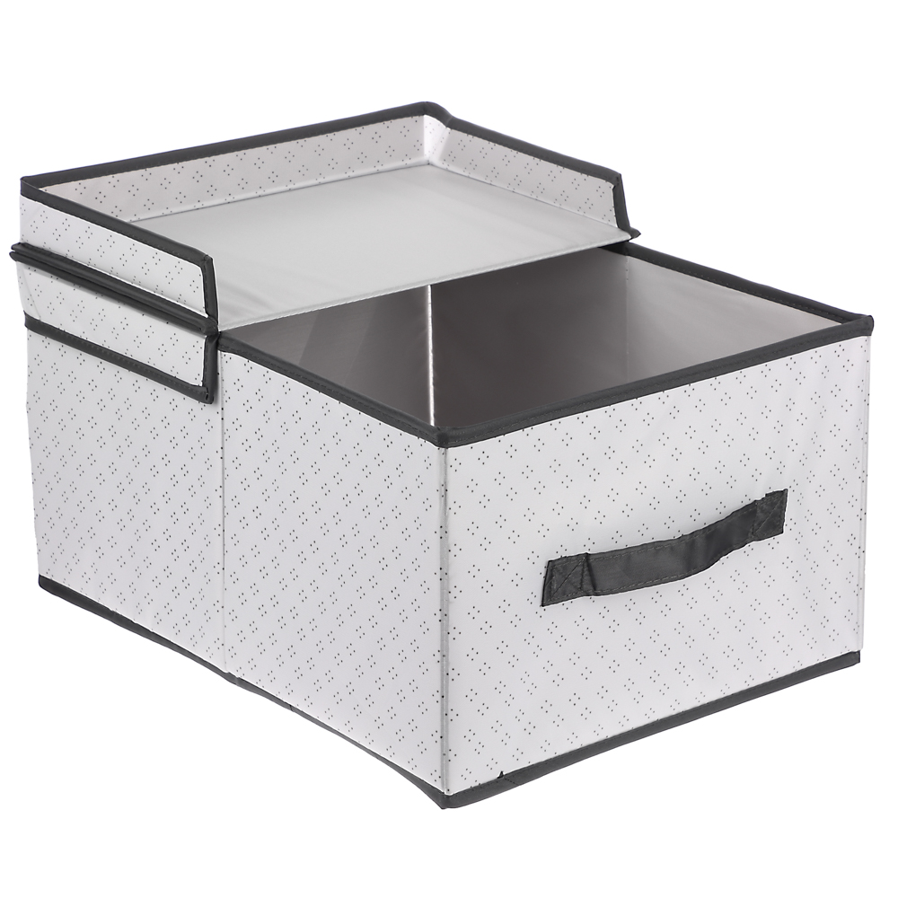 Короб тм VETTA Дафна, с крышкой , оксфорд, 40x30x20см - #2