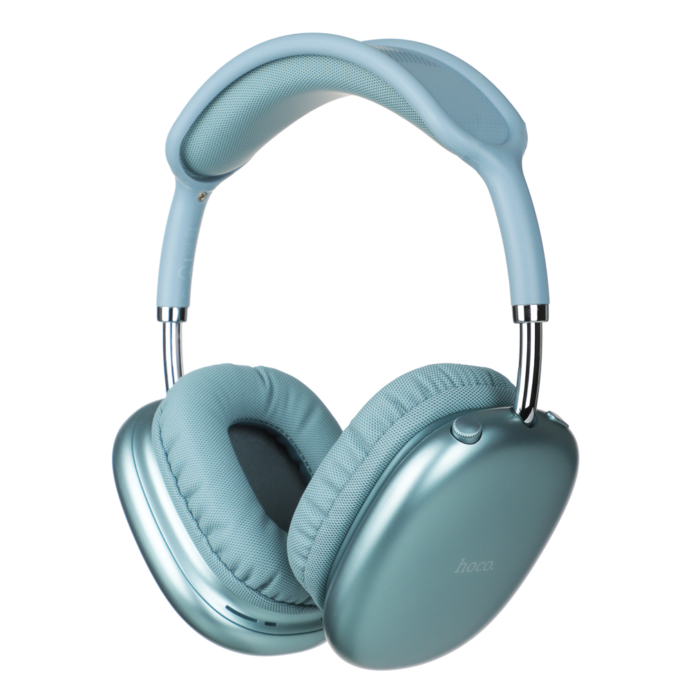Наушники беспроводные полноразмерные hoco. модель W35 Air, 400мАч, BT5.3, цвет: синий - #1