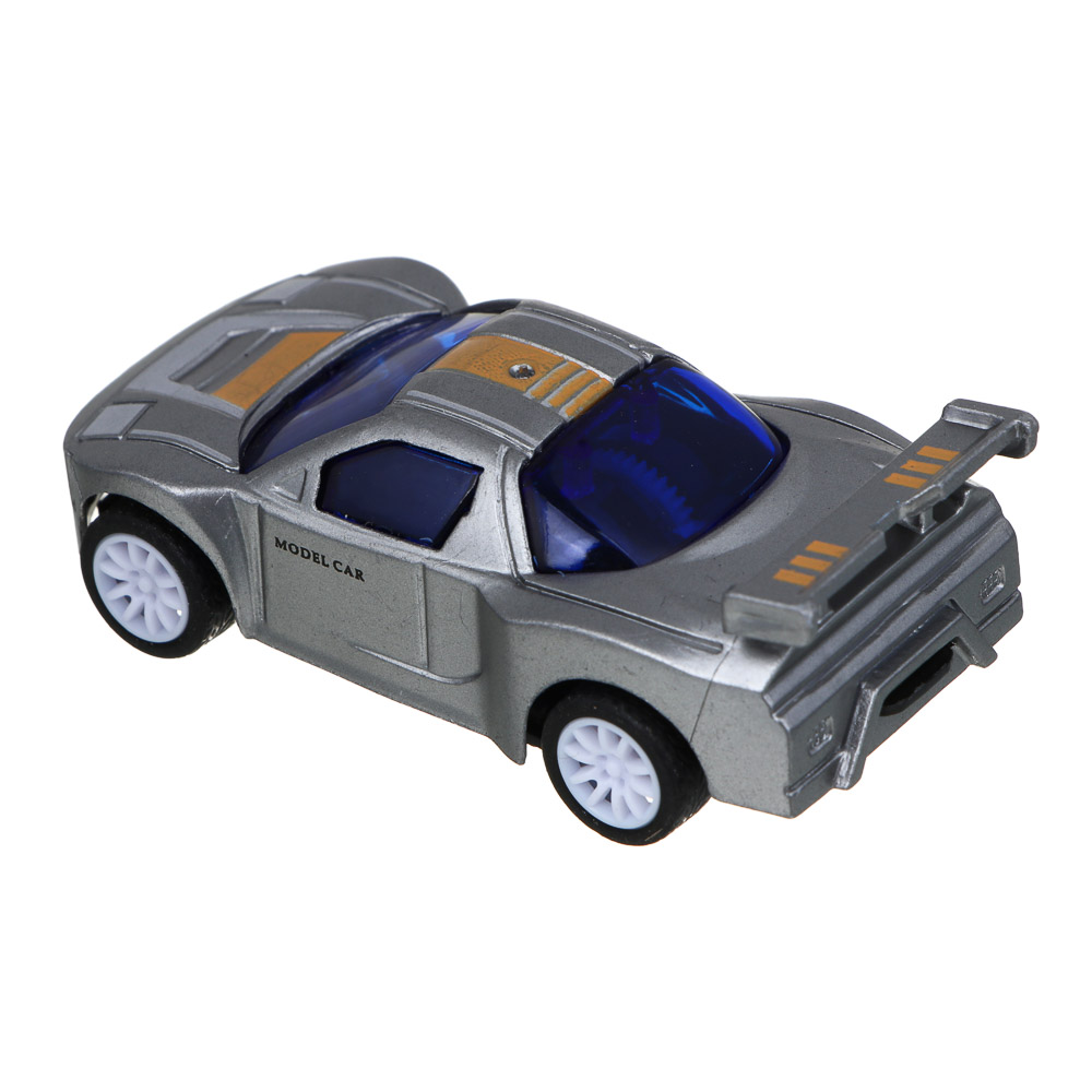 ИГРОЛЕНД Игровой набор "Светофор" с машинками,знаками, инерция,свет, звук, 3хLR44, РР, 22х19х5 см - #9