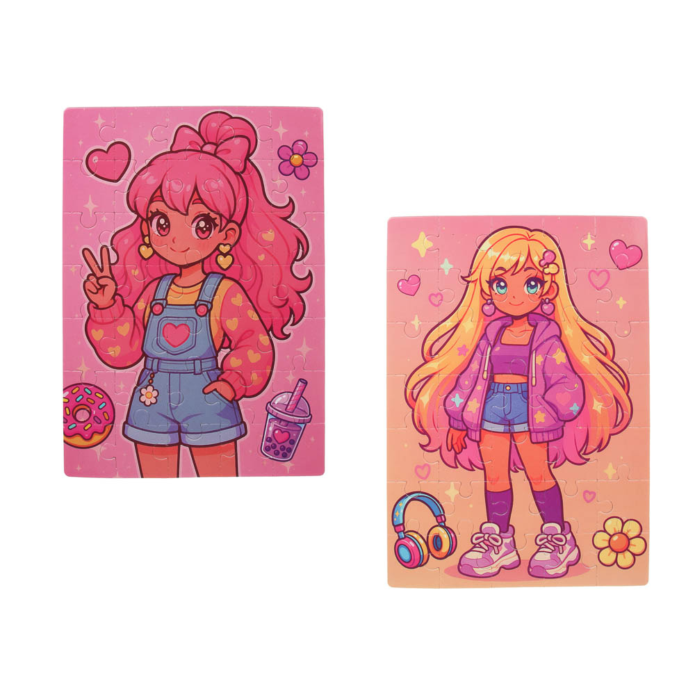 ХОББИХИТ Набор для творчества "Собирай и раскрашивай", картон, РР, 30х21см, 3 дизайна - #4