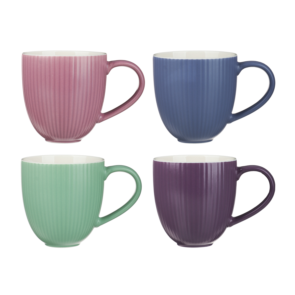 Кружка тм MILLIMI Пастель, 370мл, фарфор, 4 цвета - #1
