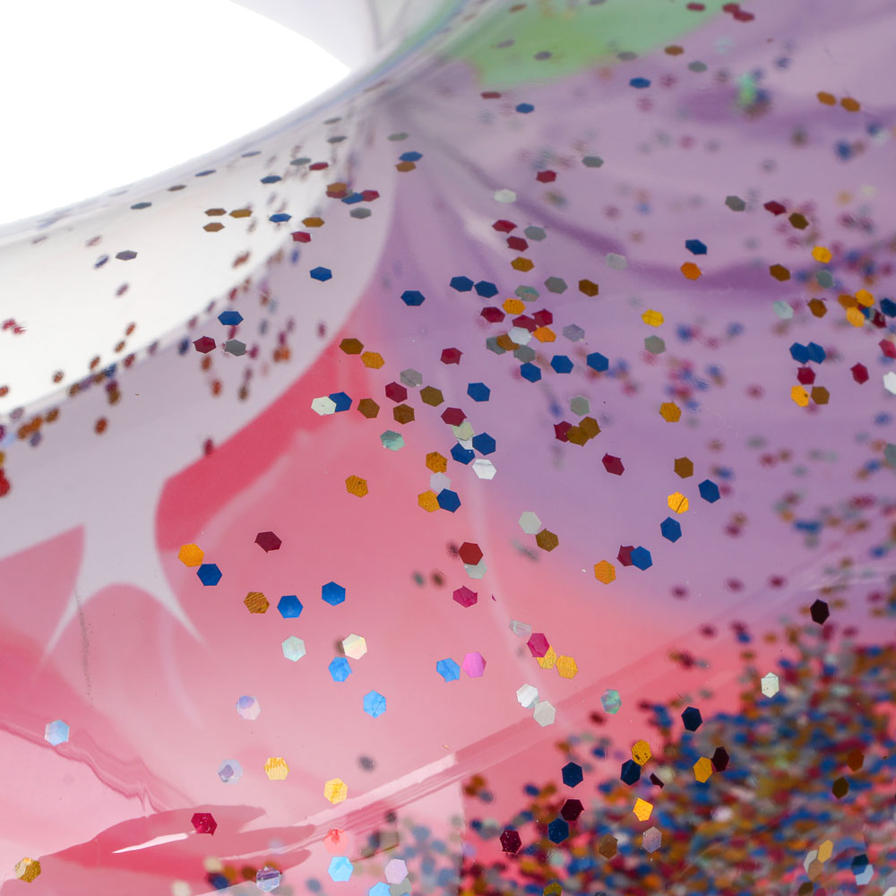 Круг надувной радужный с блестками, тм BY SPORT, 60см, ПВХ 0.18мм, 2 дизайна - #5