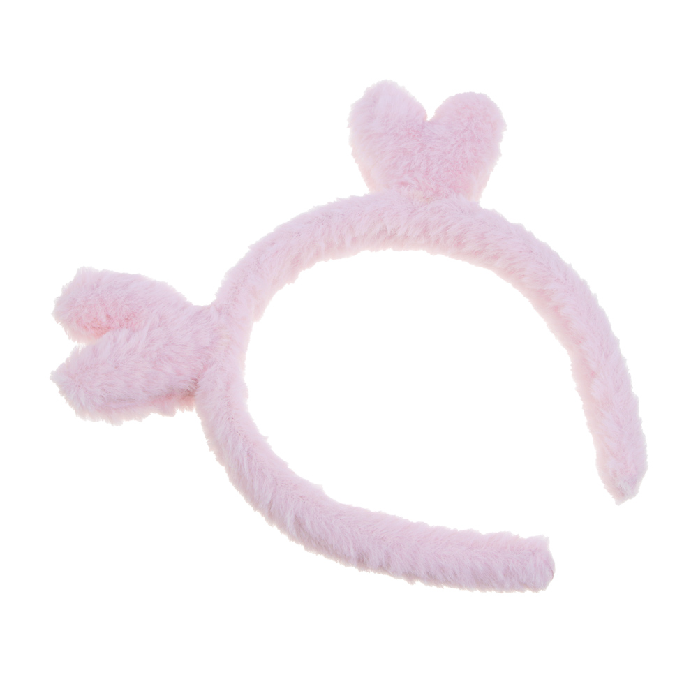 ЮНИLOOK Ободок для волос, 2см, полиэстер, пластик, розовый, ACS-МП5 - #3