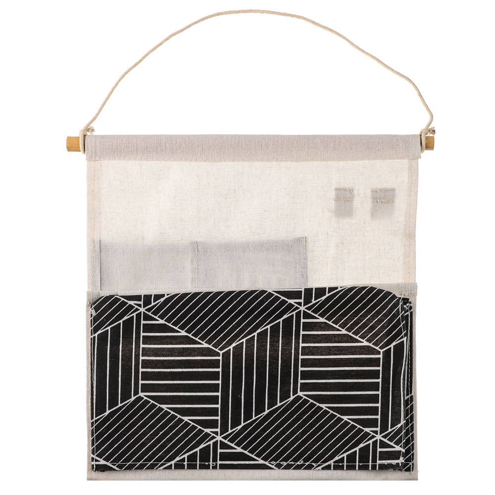 VETTA Барселона Кофр подвесной настенный, 5 объемных карманов, 2 крючка, текстиль, 34х55см,4 дизайна - #4