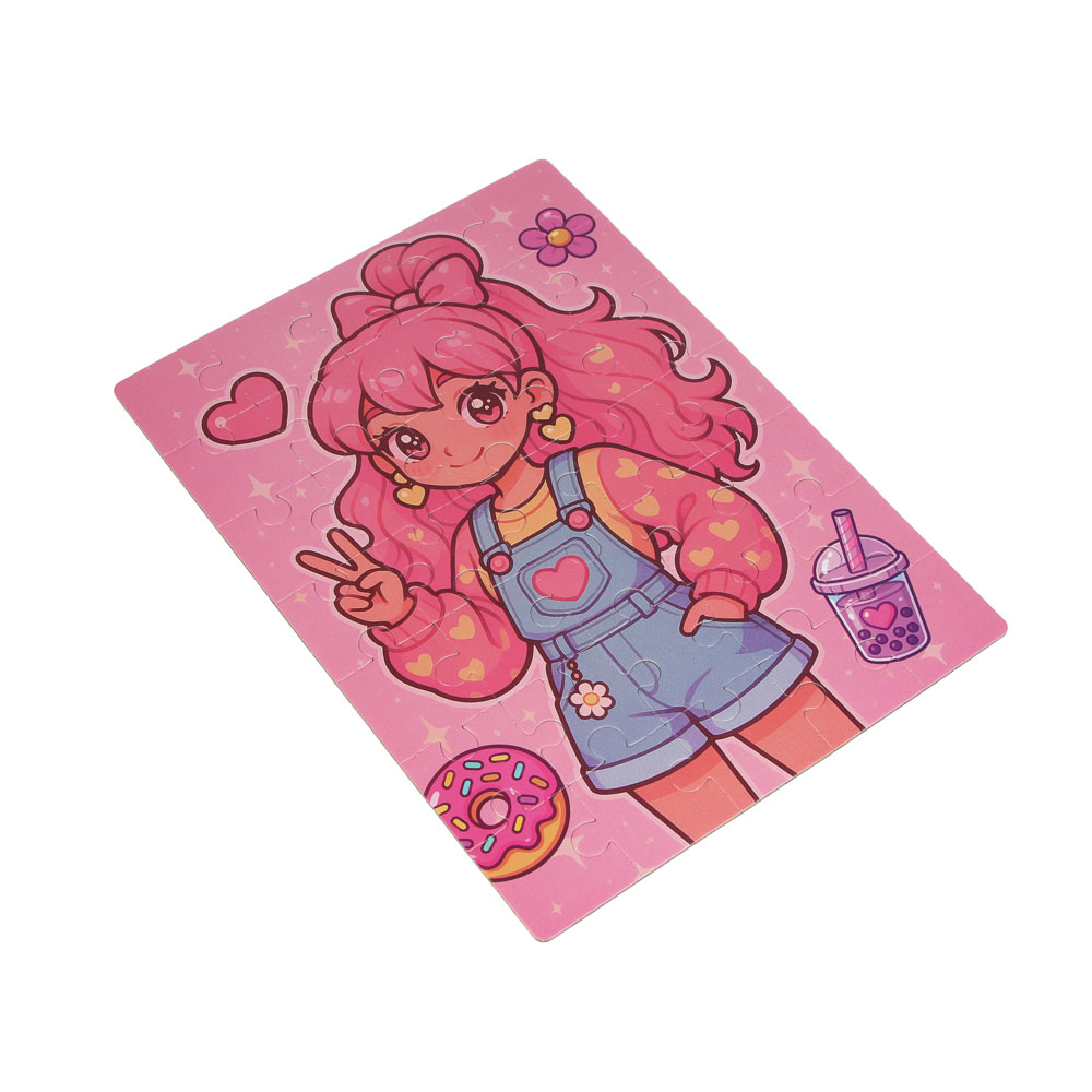 ХОББИХИТ Набор для творчества "Собирай и раскрашивай", картон, РР, 30х21см, 3 дизайна - #6