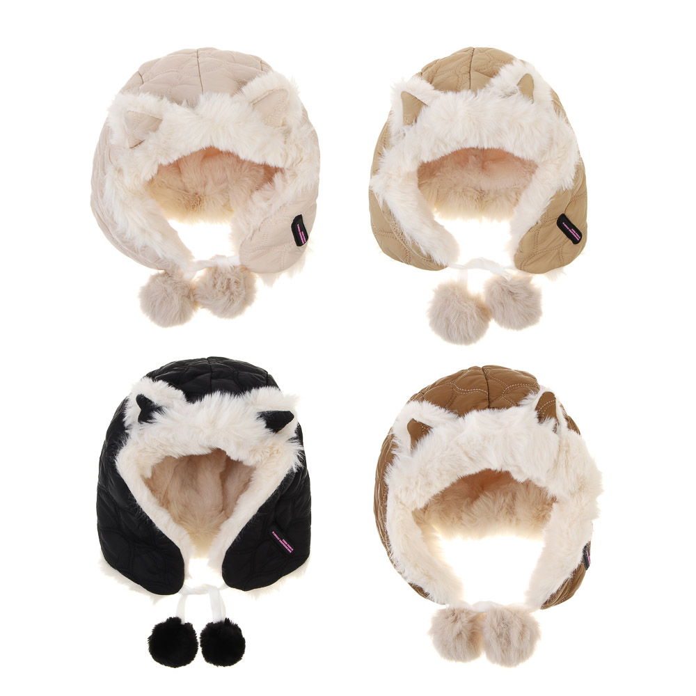 GALANTE Шапка-ушанка, р.56, 100% полиэстер, цвета в ас-те, ОЗ25-16 - #1