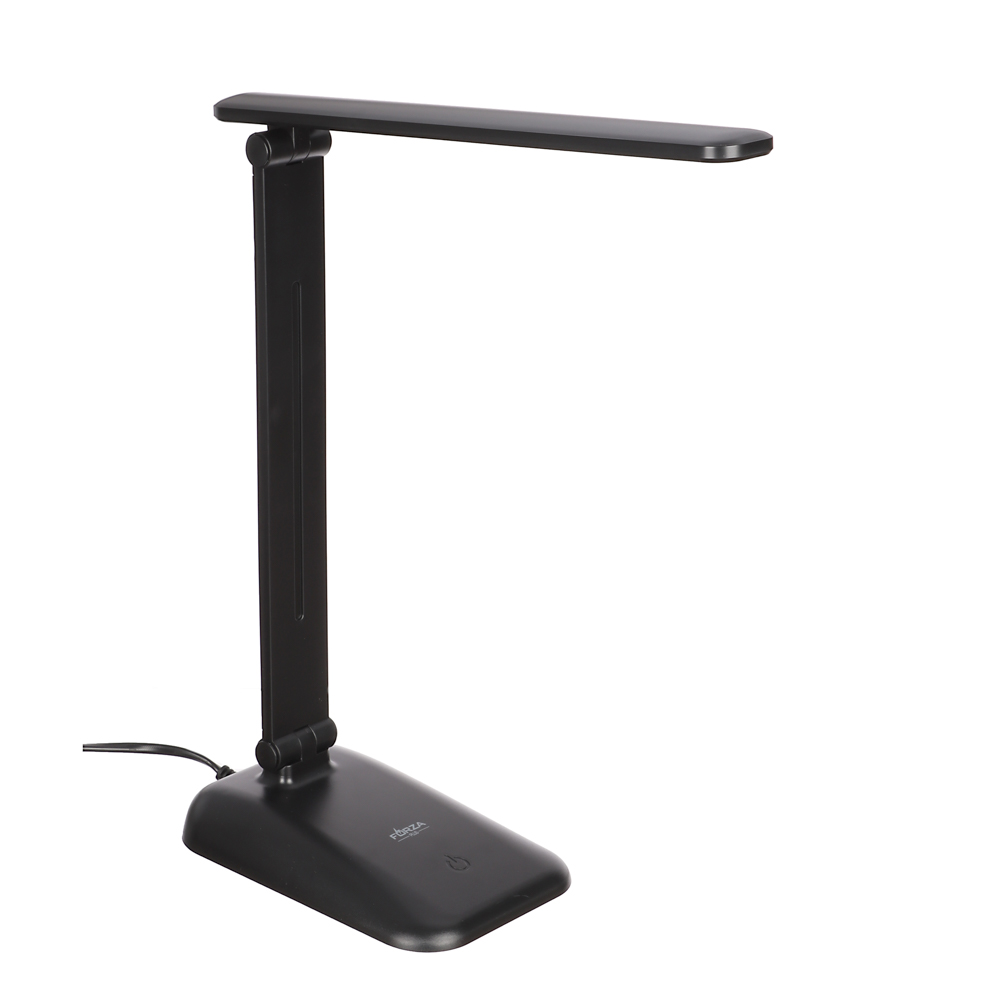 FORZA Светильник переносной настольный, 7 Вт, 350 Лм, 4000K, 220В, кабель 1 м, черный, пластик - #1