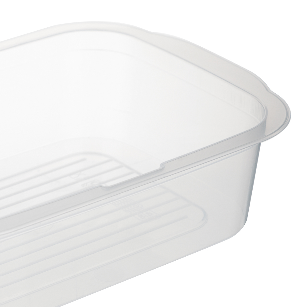 Контейнер пищевой прямоугольный 0,49л с паровыпуском и мерной шкалой, пластик - #3