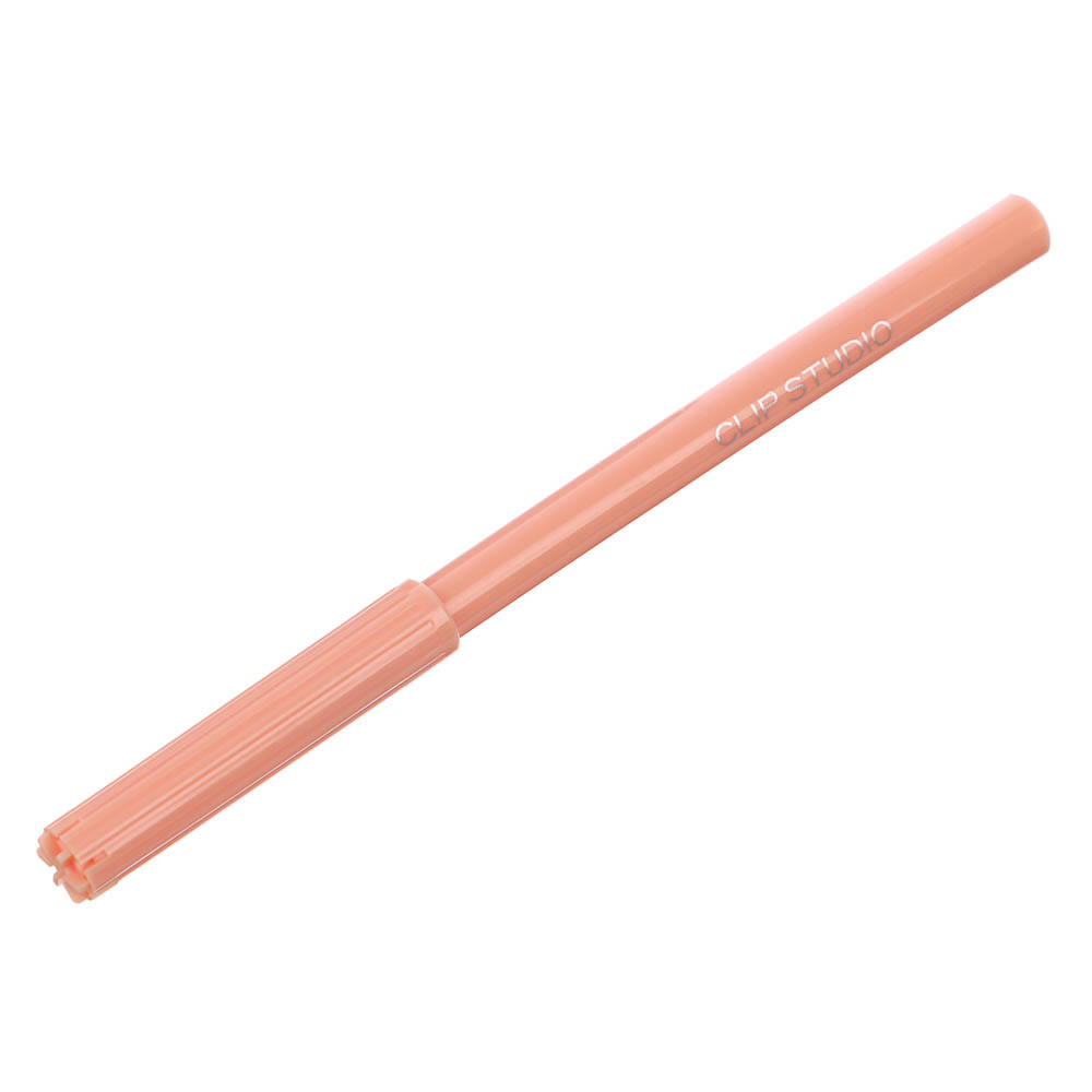 ClipStudio Фломастеры 6 цветов, с цветным вент.колпачком, 2 вида, ПВХ пенал с подвесом - #7