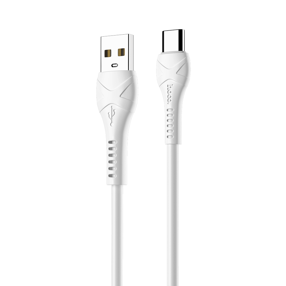 Кабель для зарядки USB(A)-Type C hoco. модель X37, 1м, 3А, белый - #3