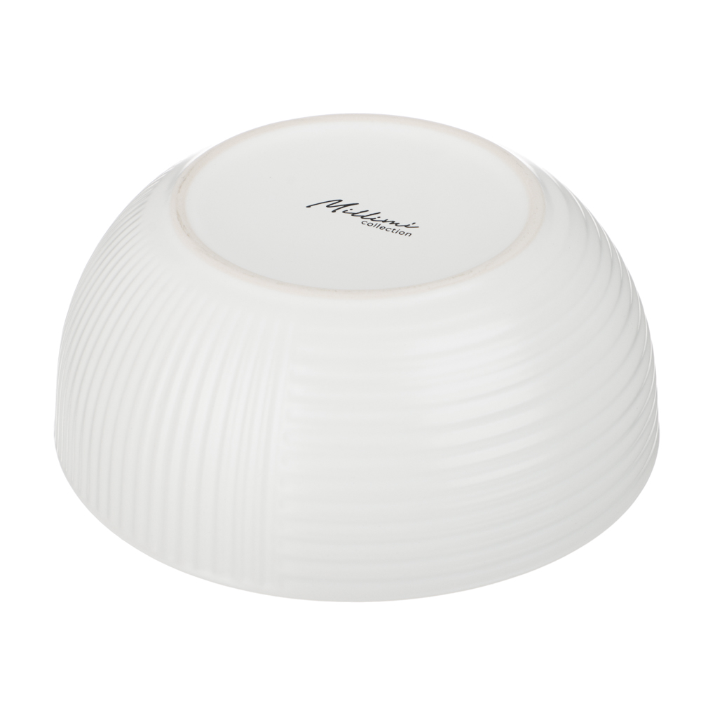 MILLIMI Монблан салатник 15,5x6,6см, 650мл, керамика, белый - #5