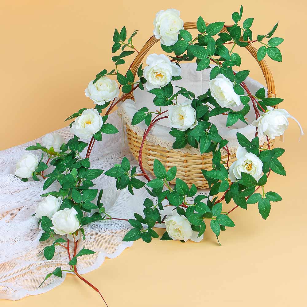 Растение декоративное, лиана с цветами, 160 см, 4 цвета, арт.96 - #3