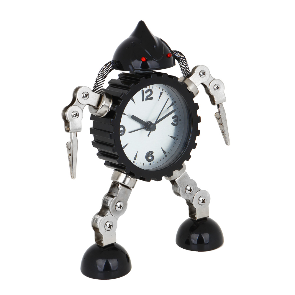 LADECOR Часы настольные металлические, 21x13x3 см, цвет черный - #5