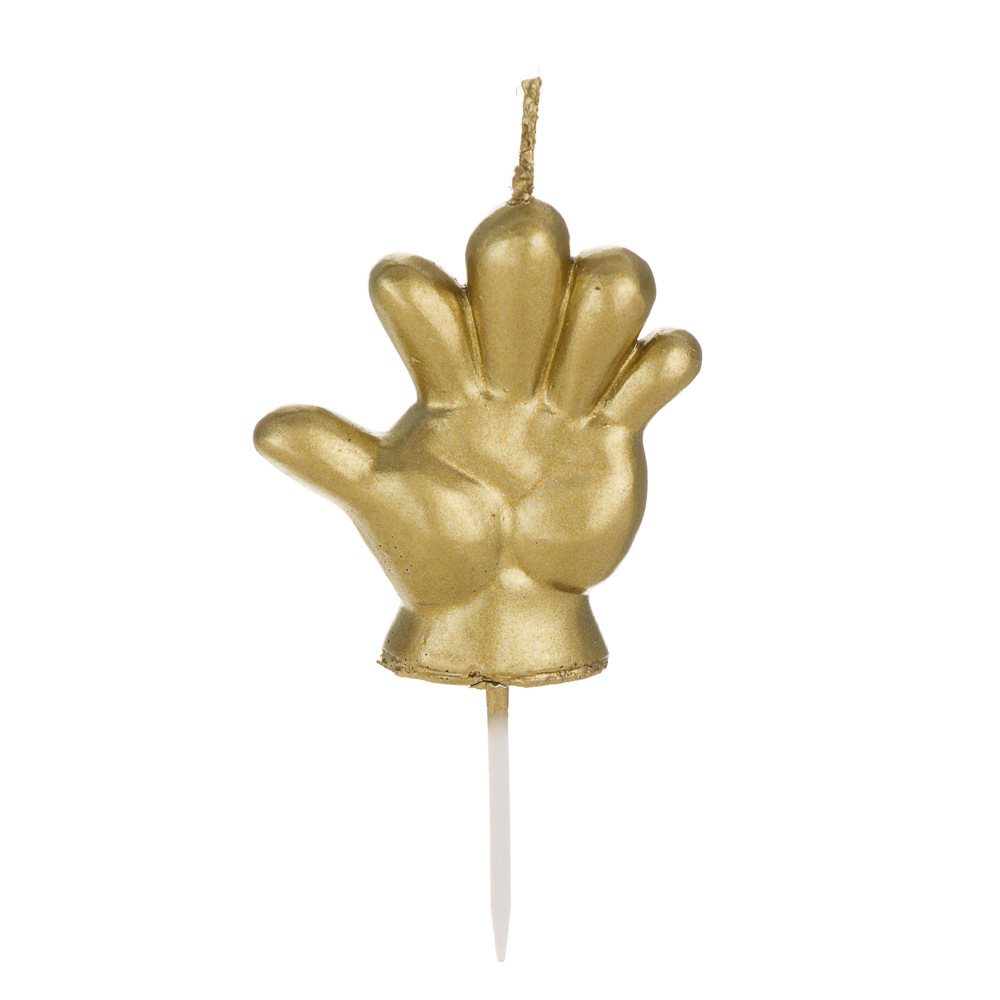 Свеча для торта тм Fntastic 5 см, форма пальцев, парафин, 5 дизайнов - #2