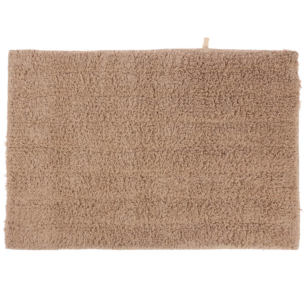 Коврик для ванной 40х60см Delhi, TRENCH5 св.бежевый, хлопок, SWM-6000-BG-B - #1