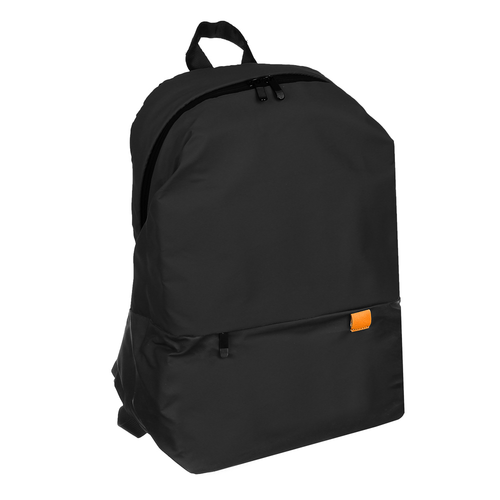 Рюкзак подростковый 43,5x27,5x14см, 1 отд., 4 карм. (1 на спинке), прорезин.материал, черный - #2