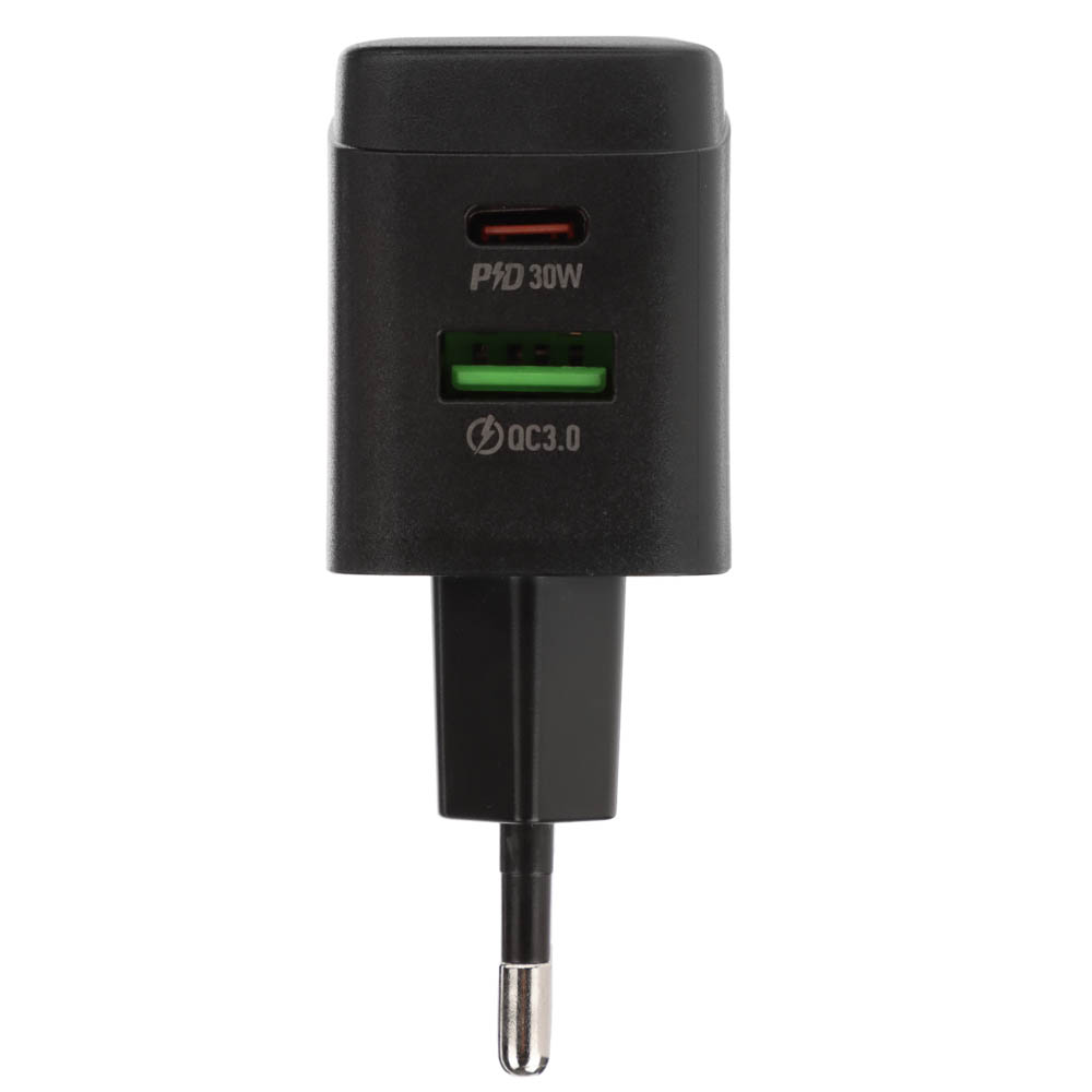 hoco. Зарядное устройство модель CS61A, USB+C 30W, цвет: черный - #13