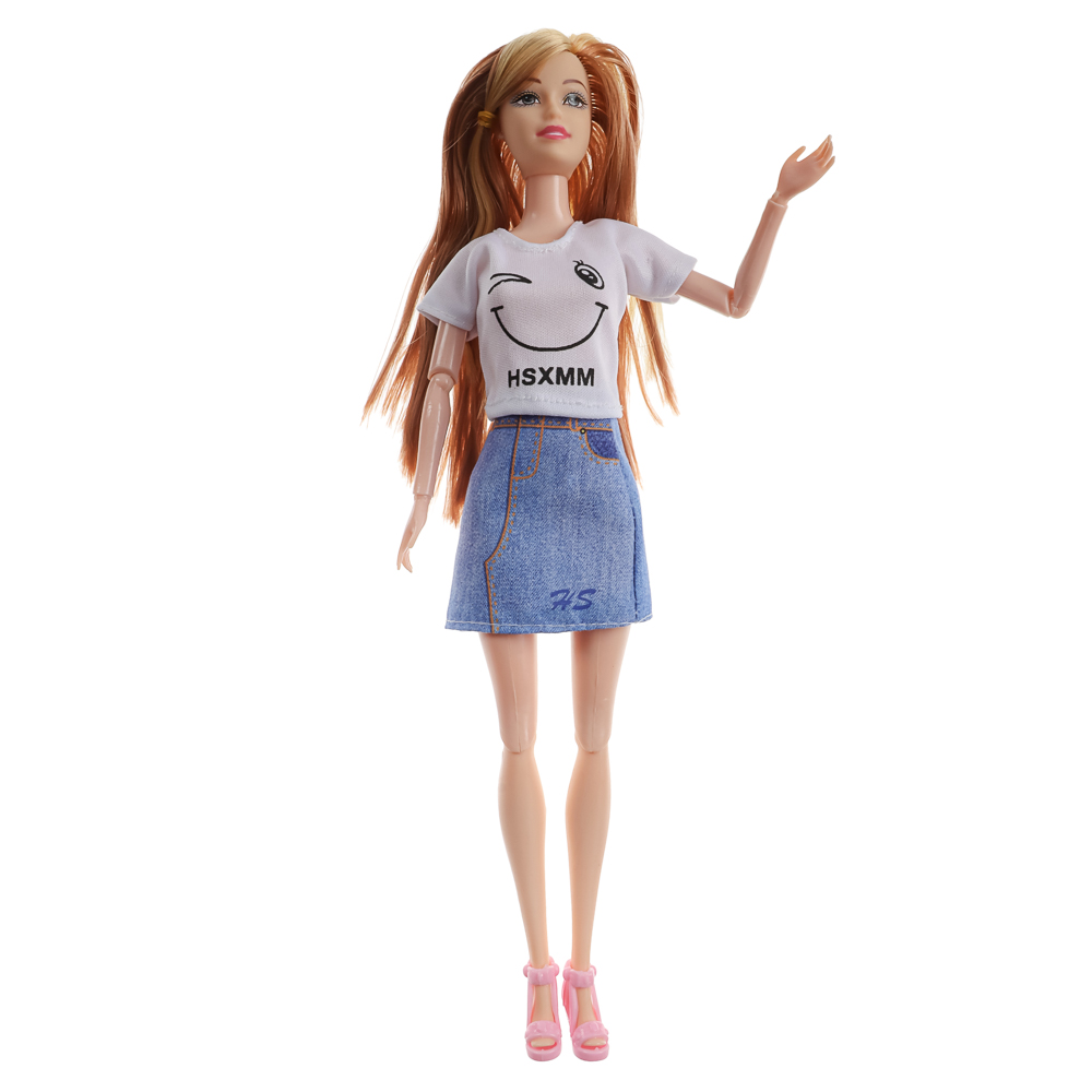 ИГРОЛЕНД Кукла шарнирная 28 см с дочками и акс., PVC, ABS, полиэстер, 23х6х32 см - #4