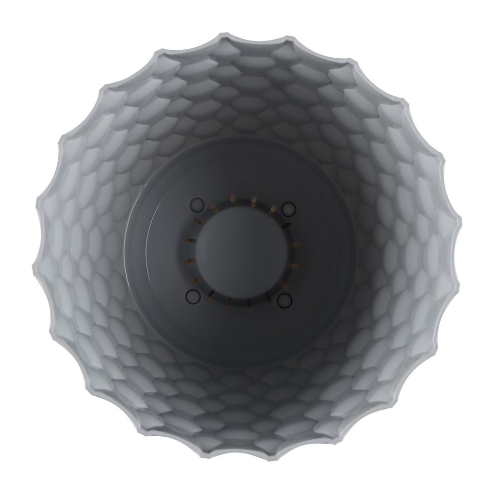 Горшок для цветов с поддоном "Wave", 2.5 л, d=17.5 см, микс цветов - #11