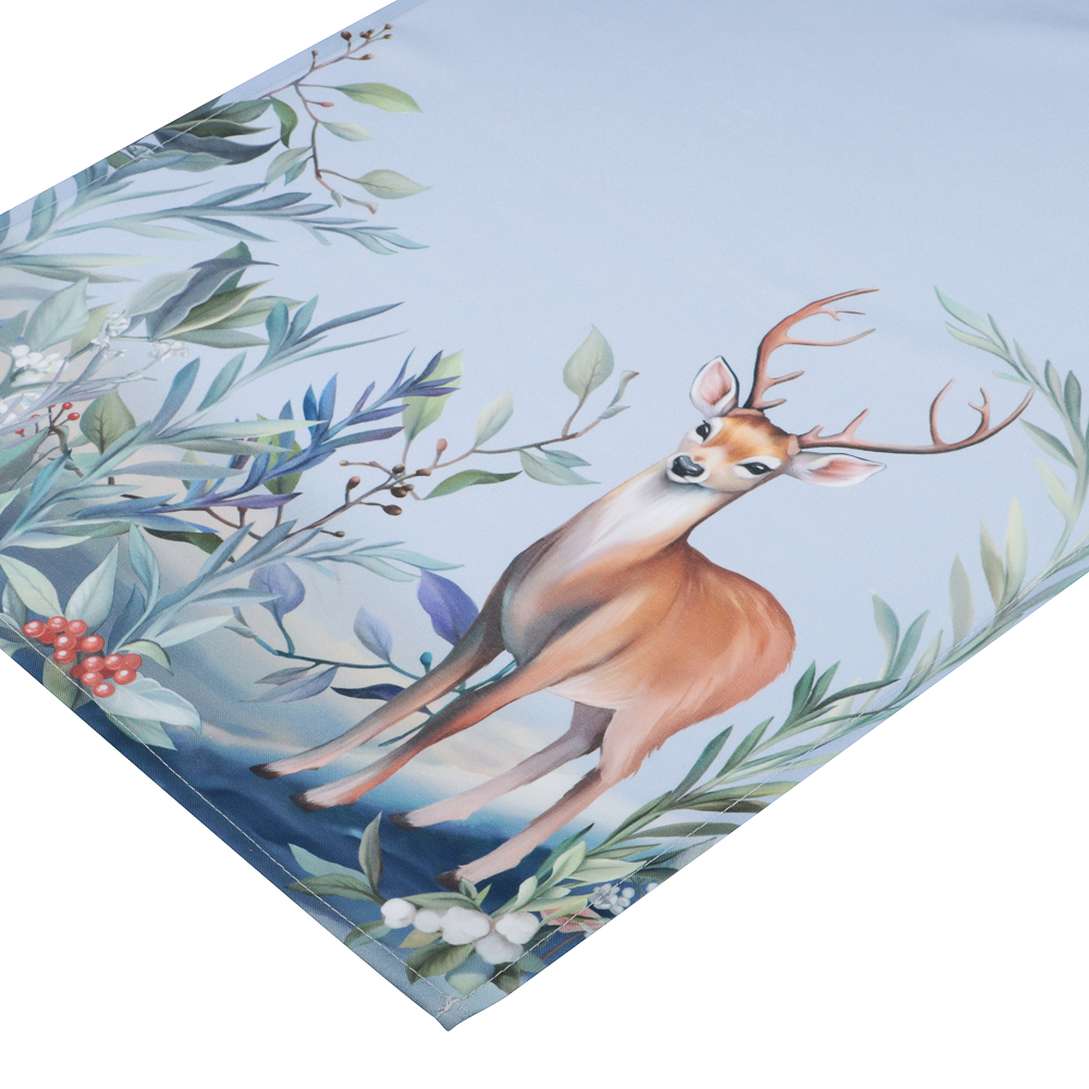 PROVANCE Нордик Дорожка текстильная для сервировки стола, 40х140см, 100% полиэстер, олень - #4