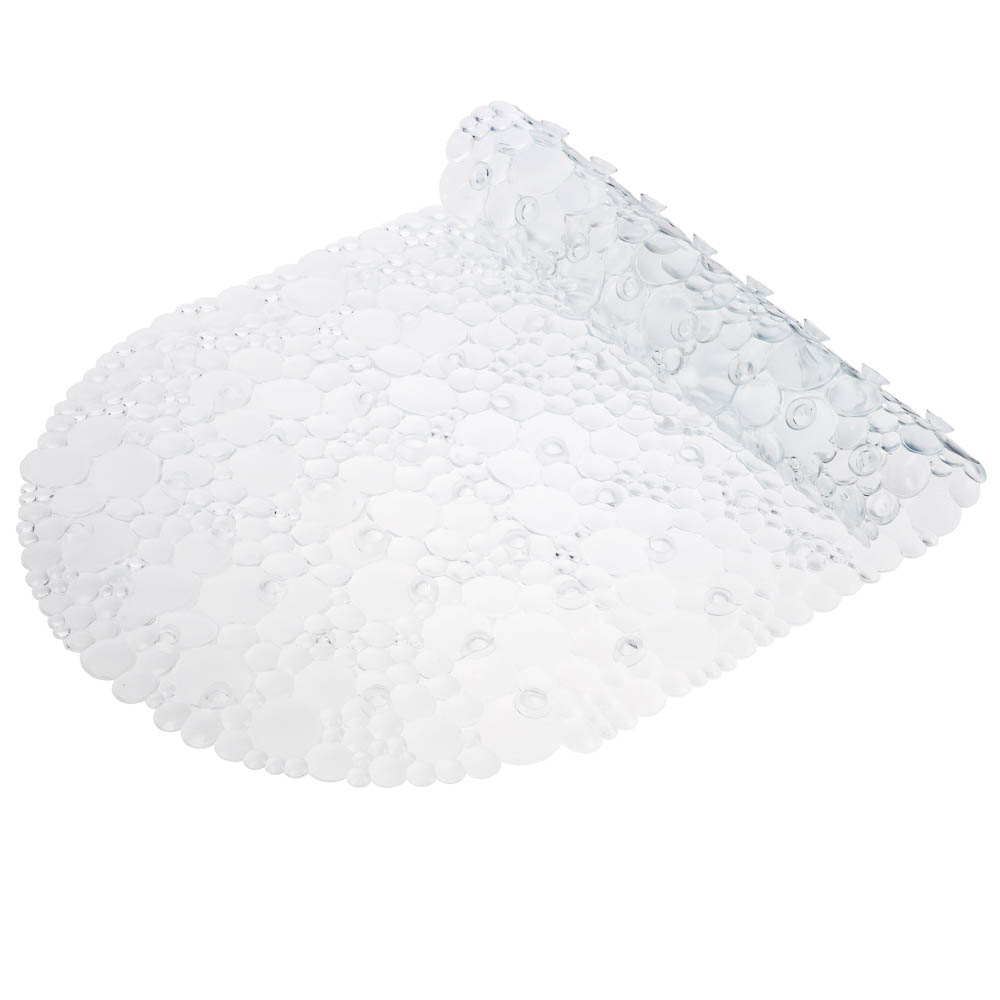 Коврик противоскользящий в ванную "Линза" 67см*38см, прозрачный - #5