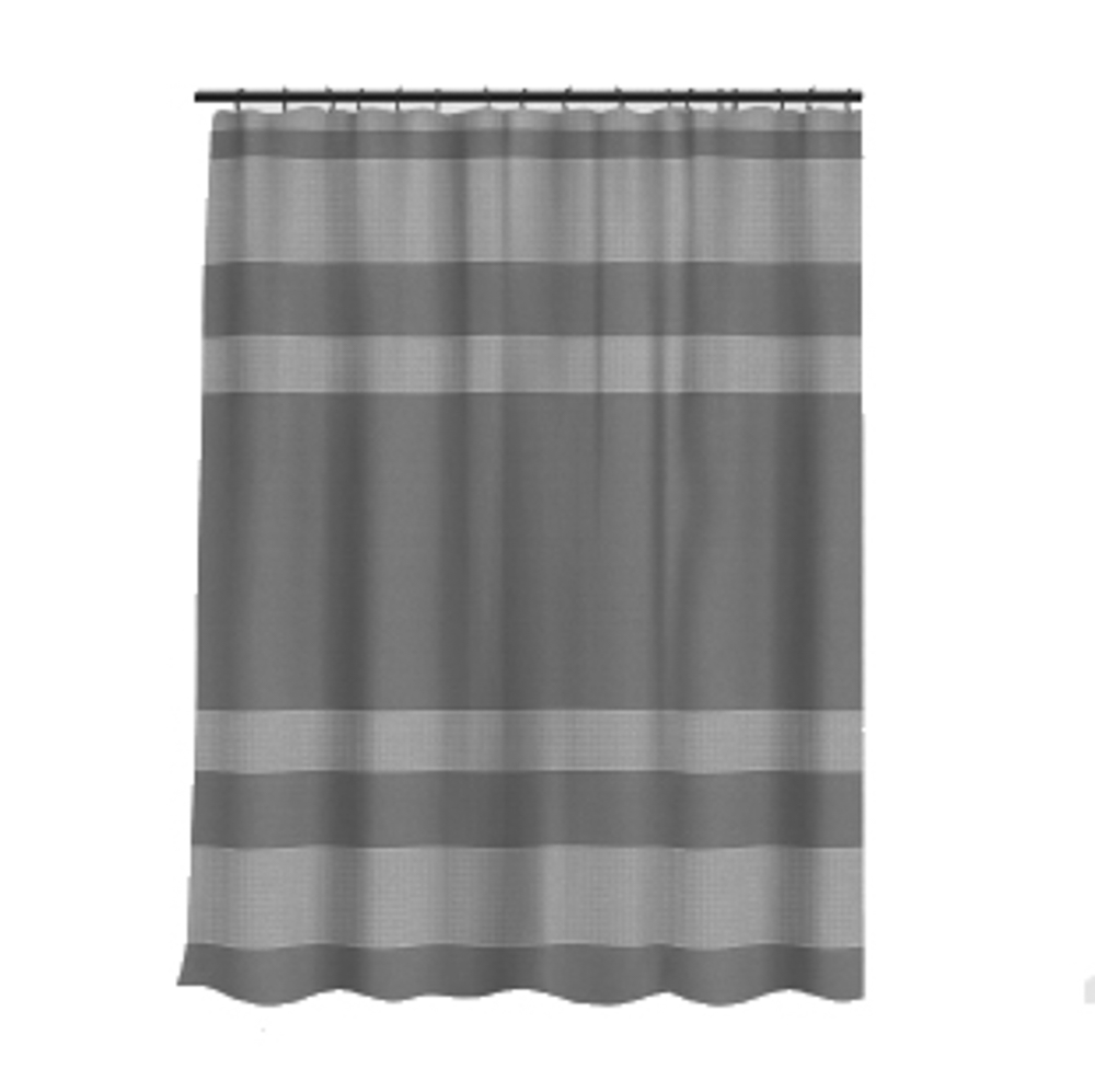 Шторка для ванной тм VETTA Летиция, жаккард 120гр., 180x180 см, 2 цвета - бежевый, серый - #2