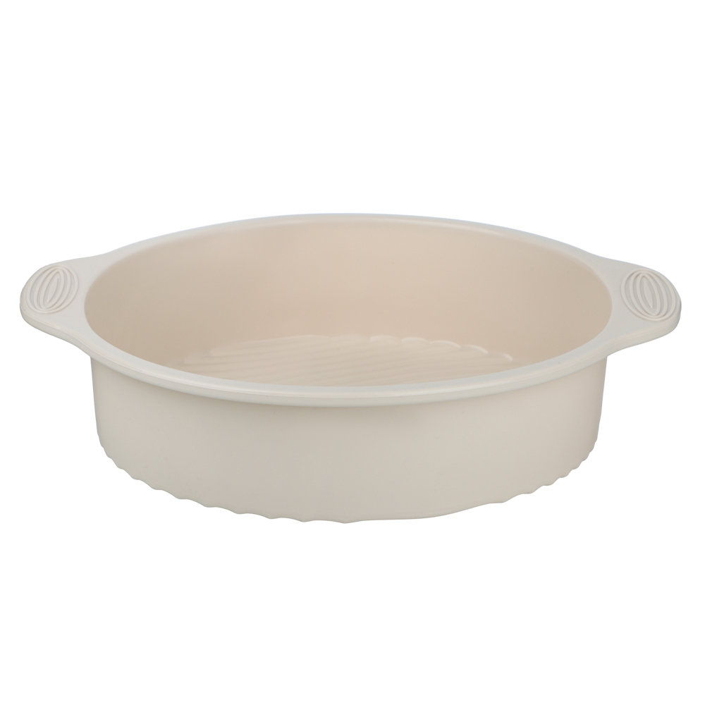 SATOSHI Форма для выпечки с ручками, круглая, 28х5,5см, силикон - #1