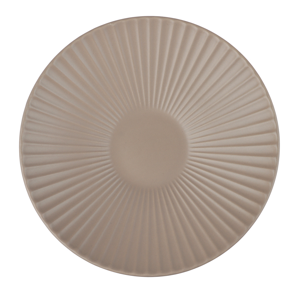 Салатник Лусия тм MILLIMI, 21,3см, фарфор, кофейный - #5