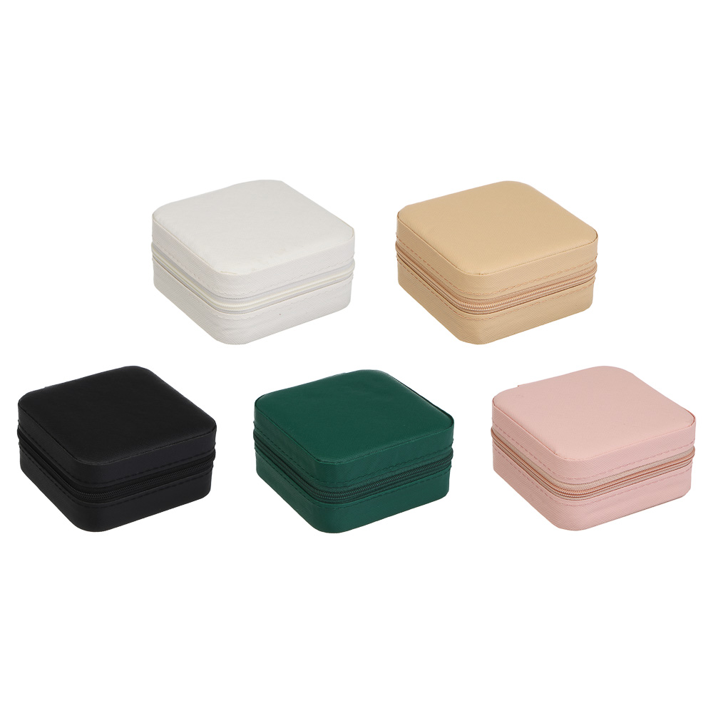 Шкатулка для украшений, 9,5x9,5x5 см, ПВХ, 5 цветов - #1