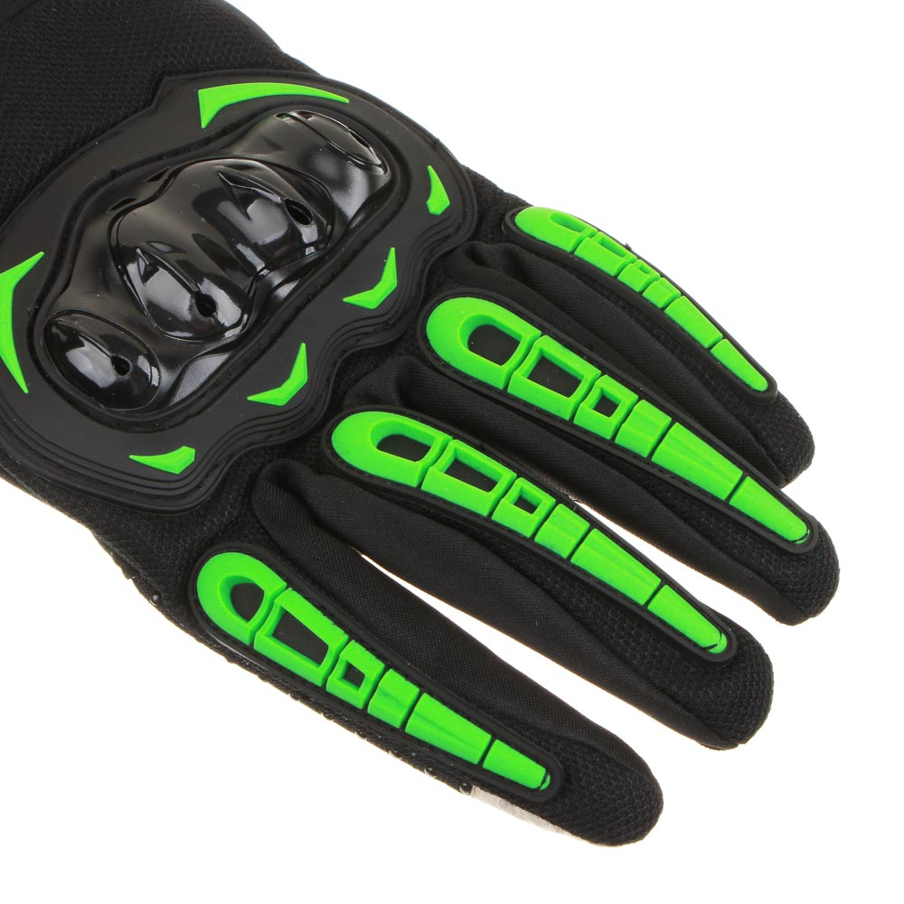 NG Перчатки мотоспорт, зеленые, с защитой, размер XL:9-9,5см, полиэстер - #4