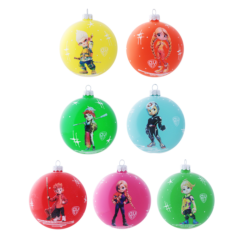 BY Шар стеклянный Герои Русские СуперГерои BY 6+ - #1