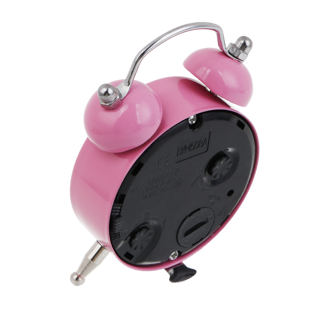 Будильник тм LADECOR CHRONO 5x2,5x7,5 см, пластик, металл, стекло, 1xLR44, 5 видов - #4