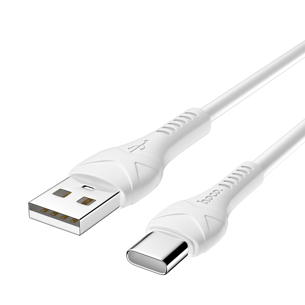 Кабель для зарядки USB(A)-Type C hoco. модель X37, 1м, 3А, белый - #4