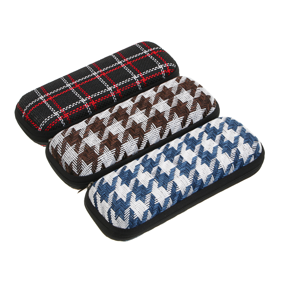 Футляр для очков ЮL Килт, формованный на молнии тм, ЭВА, полиэстер, 16х5,5х4см, 3 цвета - #1