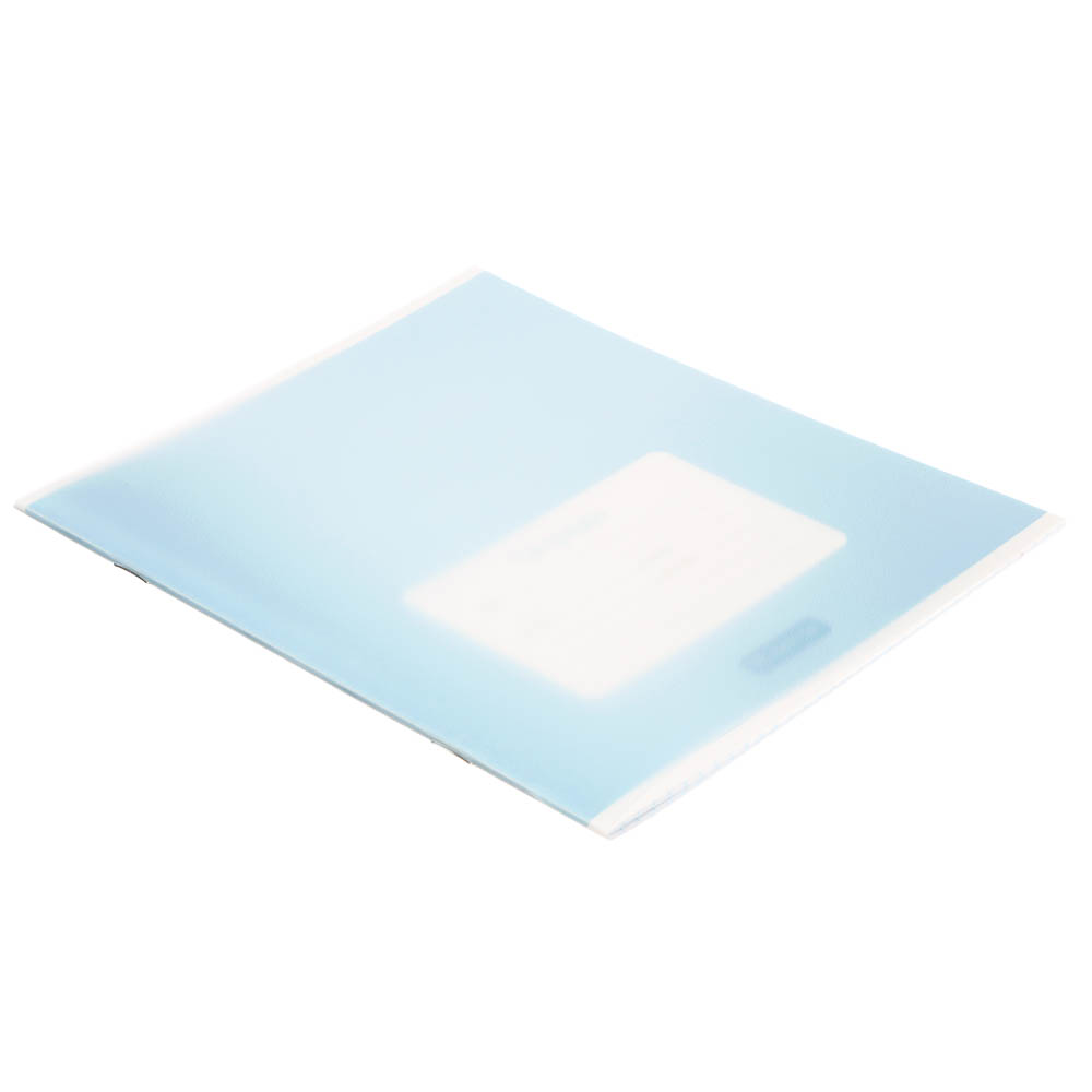 Тетрадь школьная 18л. в клетку ClipStudio, БЕЛЫЕ ЛИСТЫ, обл. пластик, скрепка - #8