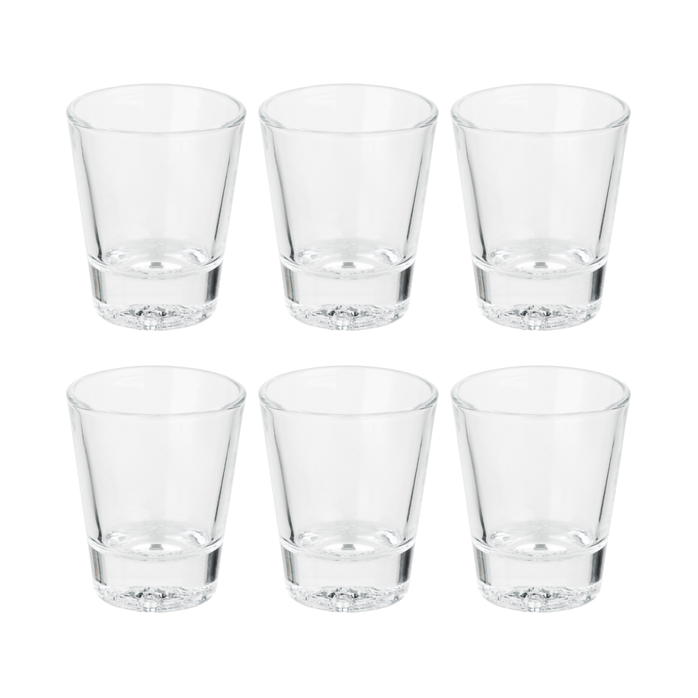 Набор стопок тм MILLIMI Анимал, 50мл, стекло, лев, волк, медведь, 6 шт - #1