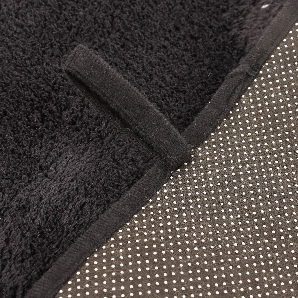 Коврик для ванной 50х80см PING, BLACK2, чёрный, полиэстер, SWM-4014-BLK-B - #6