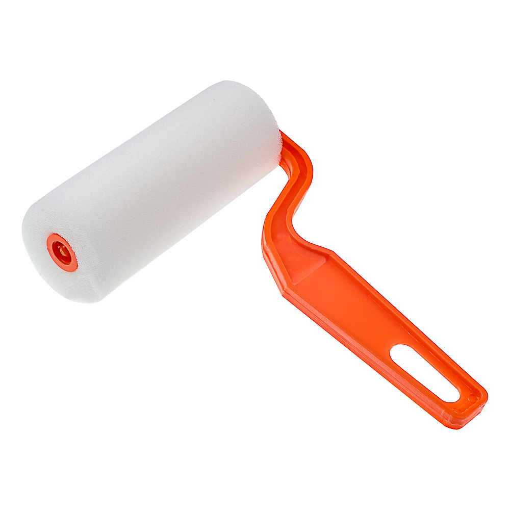 ЕРМАК Мини-валик поролон 100х16х6мм, ручка пластик - #1