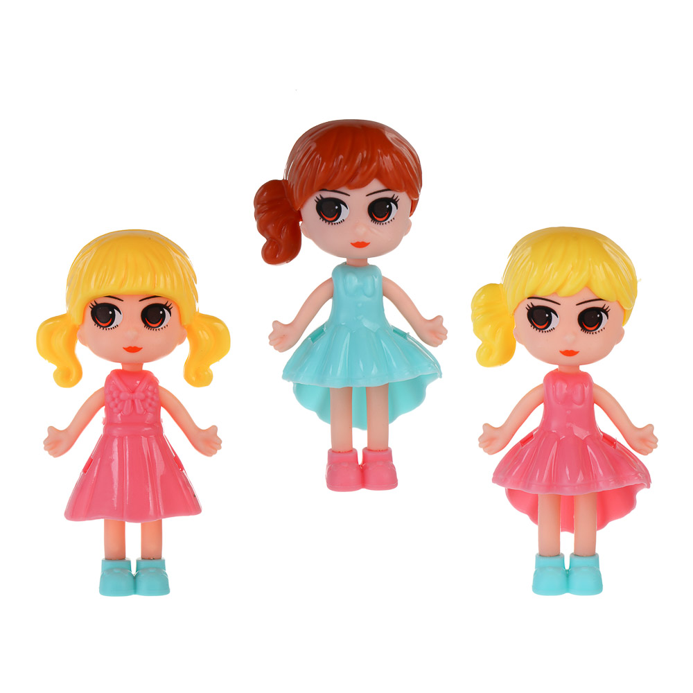 ИГРОЛЕНД Кукла с питомцем и акс., PP, ABS, 21,5х3,5х27,3 см, 3 дизайна - #5