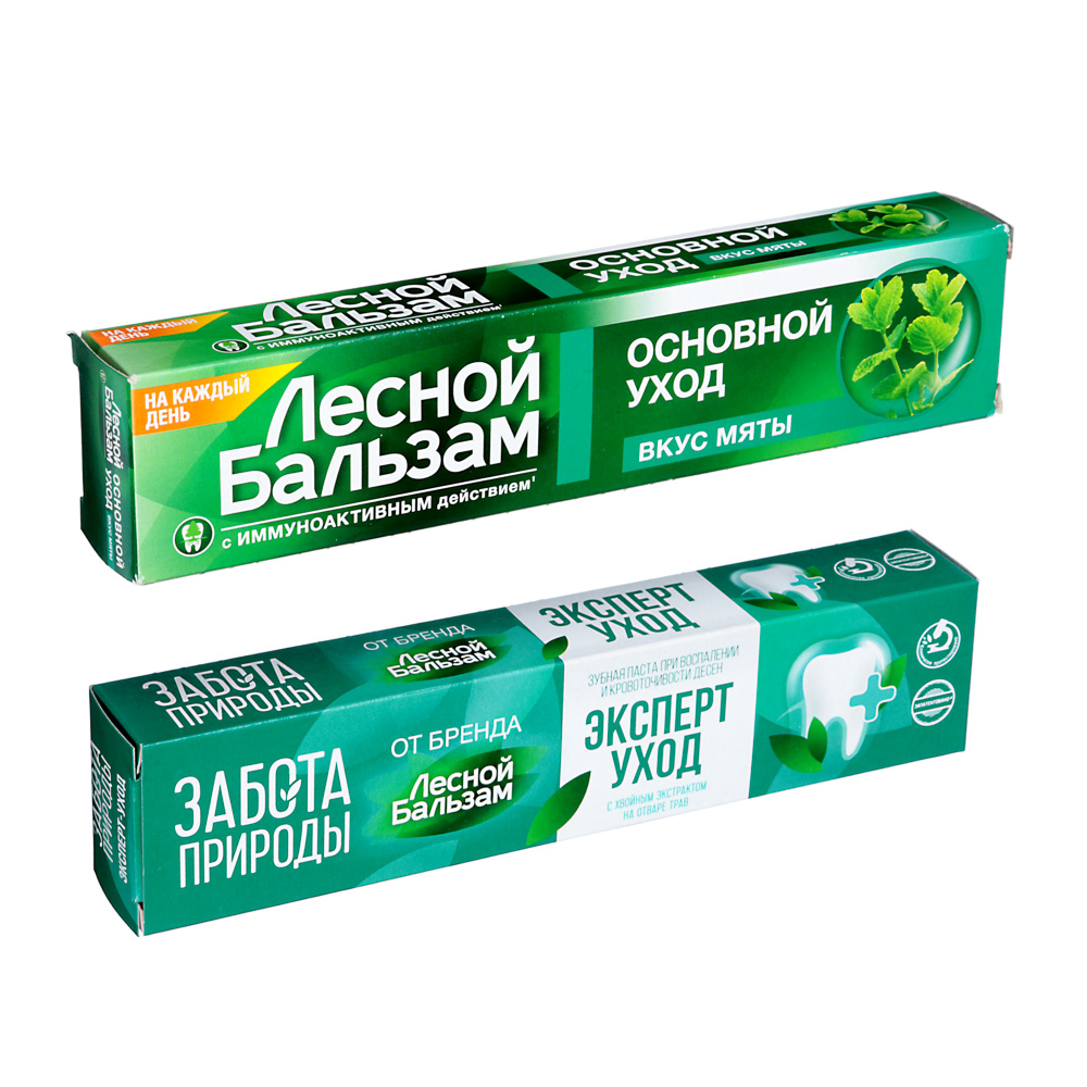 Зубная паста "Лесной бальзам" со вкусом мяты/эксперт уход, 75 мл - #1