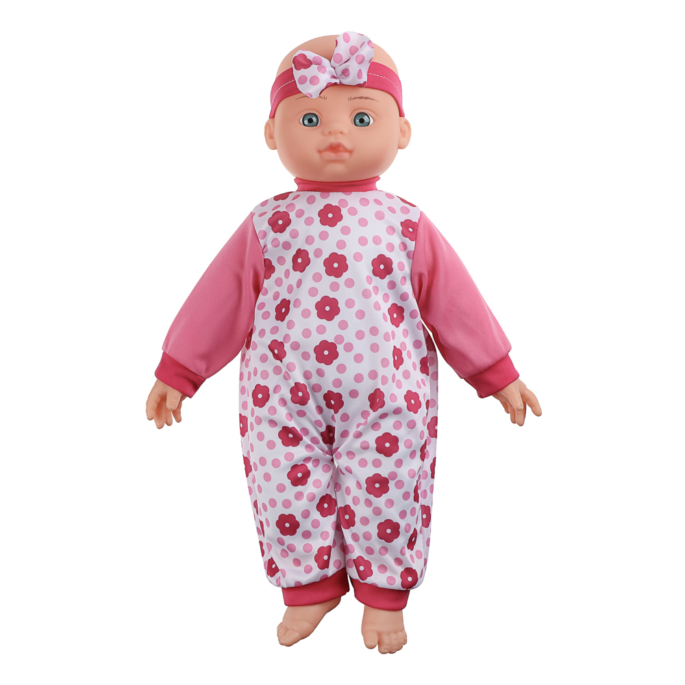 ИГРОЛЕНД Пупс мягкое тело, звук, 45 см, пластик, полиэстер, 3хAG13, 4 диз. - #9