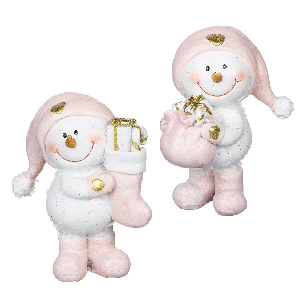 Сувенир Сноубум "Снеговик с подарками" - #1