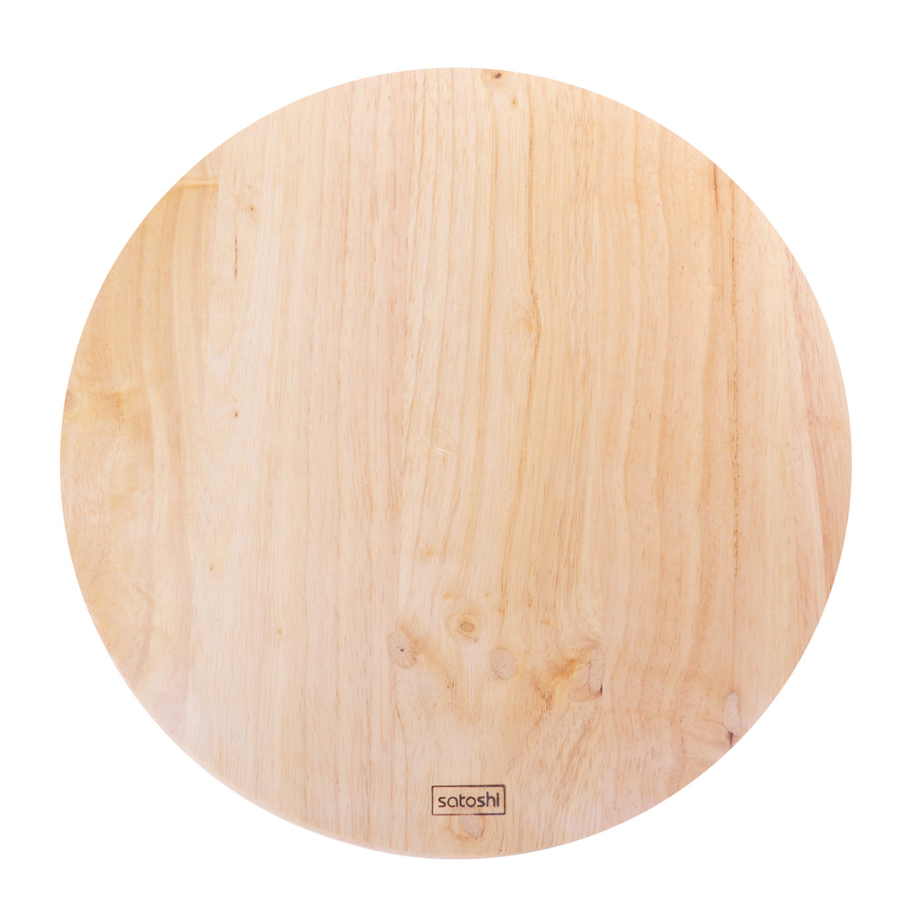 Доска разделочная деревянная SATOSHI, гевея, круглая d.30 - #1