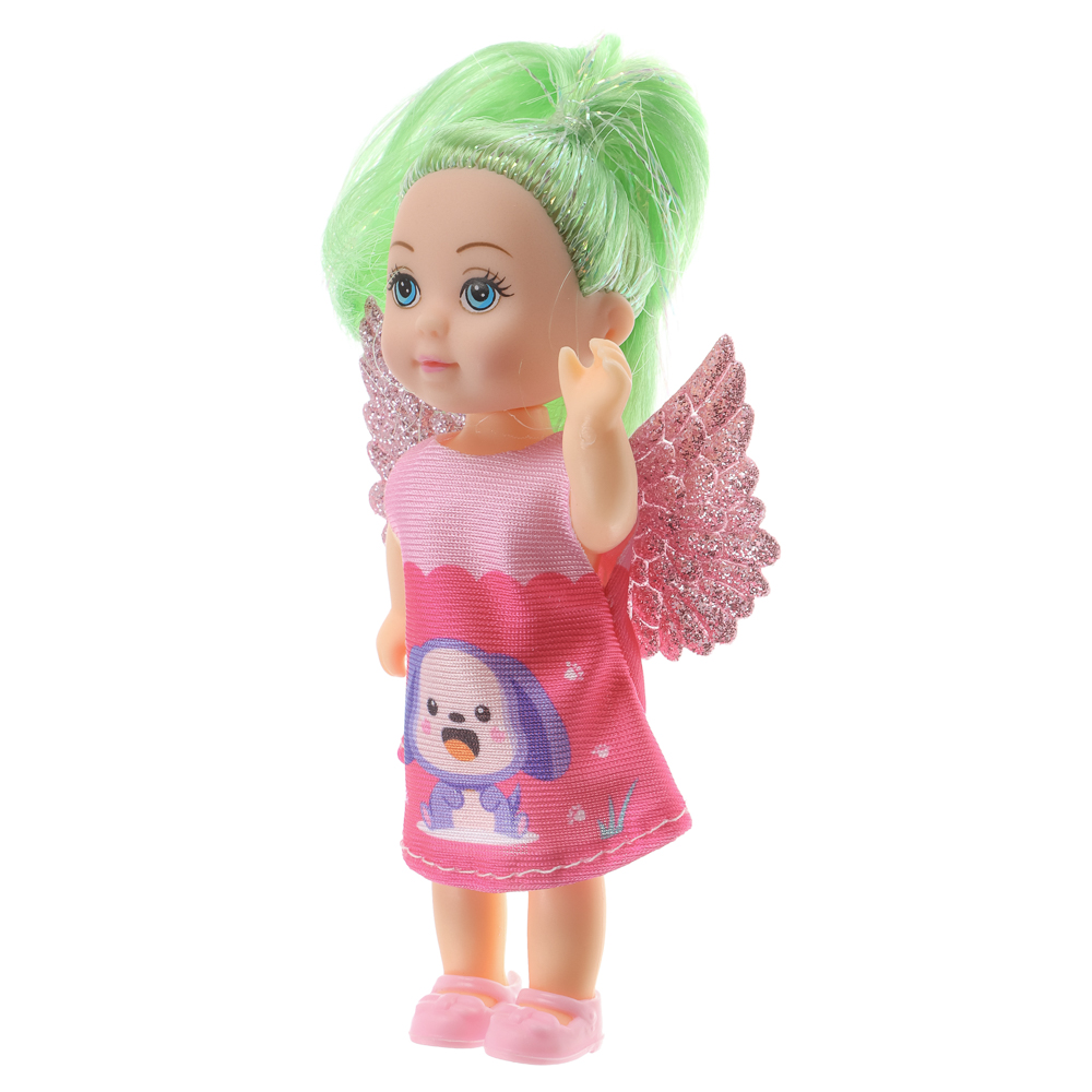 ИГРОЛЕНД Кукла с крылышками и цветн.волосами, 11 см, ABS, PVC, полиэстер, 13,5х4,5х18 см, 6 дизайнов - #12