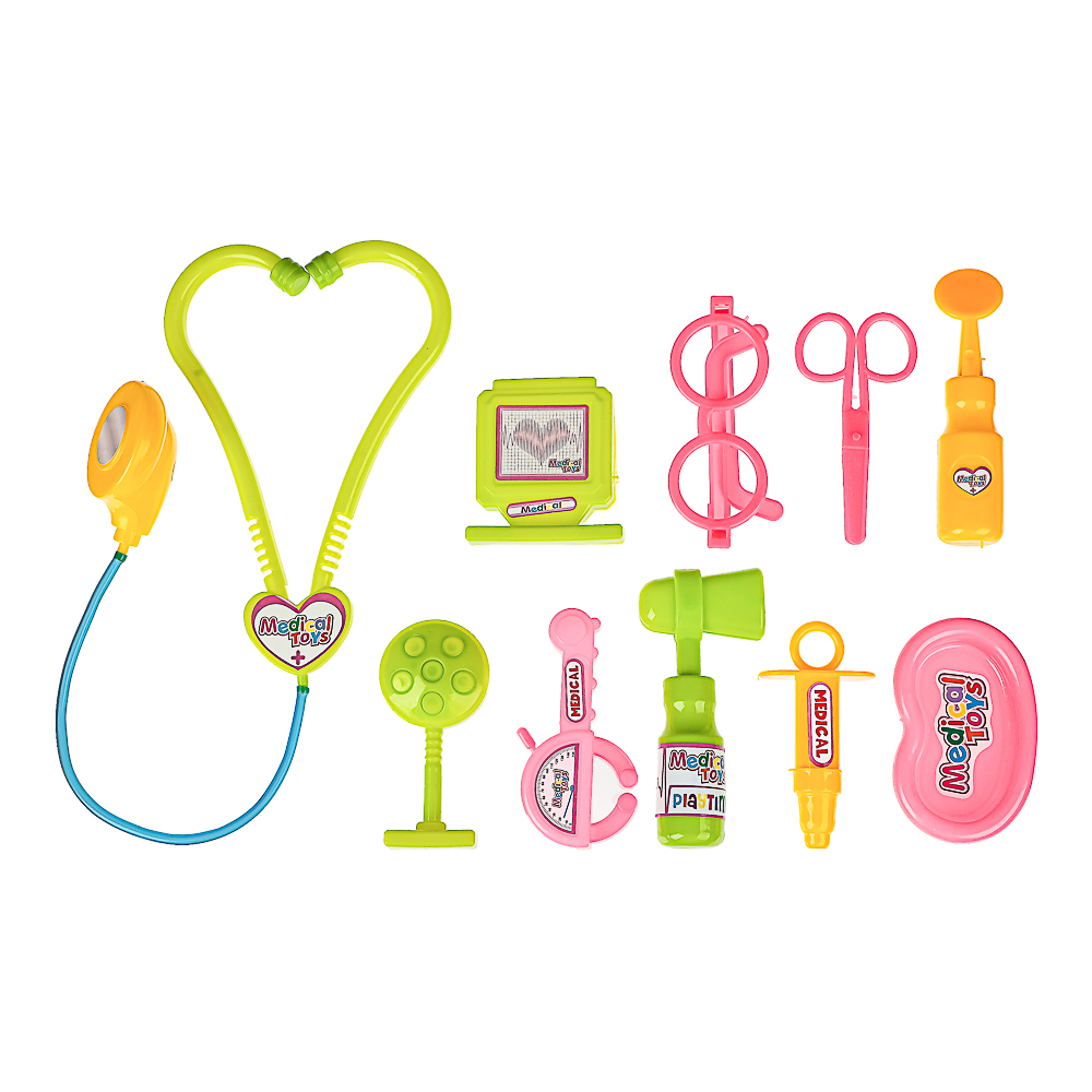 ИГРОЛЕНД Игровой набор доктора в сетке, 9 пред., пластик, 9,5x20x9 см,  для детей 3+ - #2