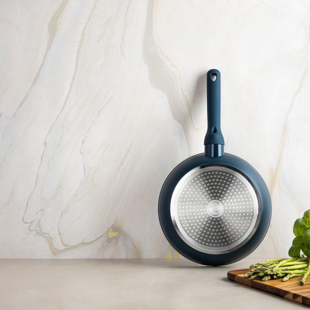 SATOSHI Ривьера Сковорода литая d24см, антипригарное покрытие мрамор, индукция - #12