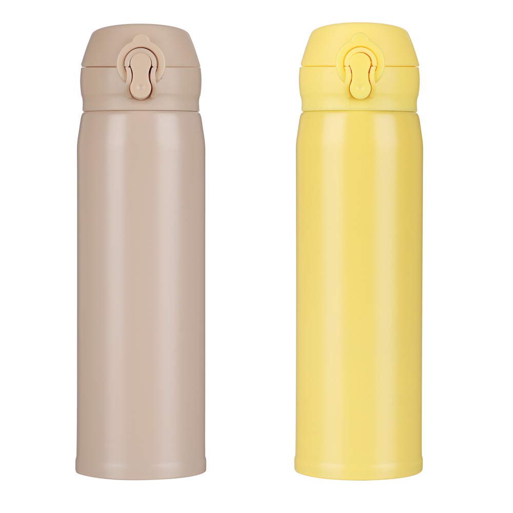 Термос-кружка тм SATOSHI Чегет с крышкой на защелке, 450мл, нерж.сталь - #1