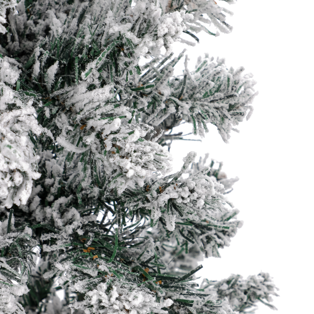 Ель 120 см, 100 веток, снежная, флокирование, ПВХ, 26-18 - #3
