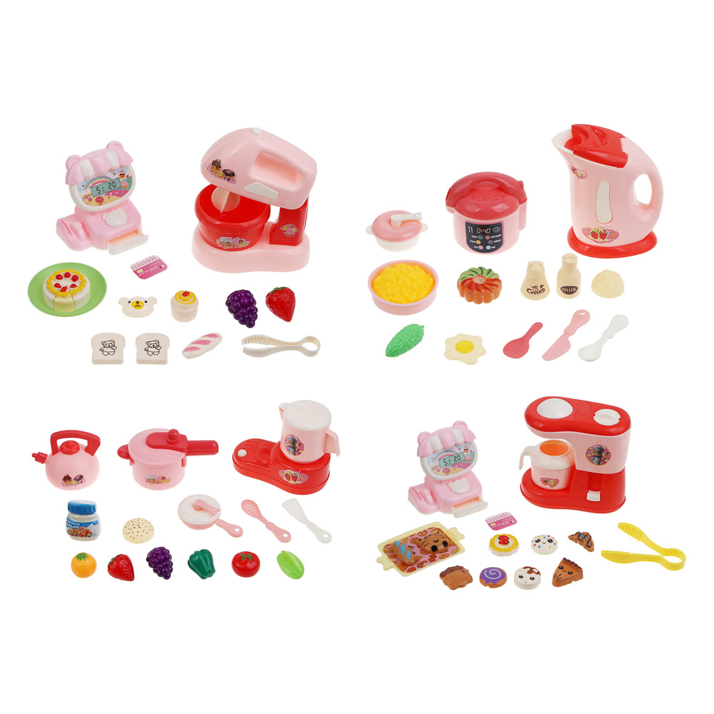 ИГРОЛЕНД Игровой набор посуды и продуктов "Моя кухня", пластик, 20,5х7,5х30,5 см, 4 диз - #2